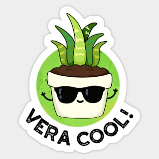 Vera Cool Cute Aloe Vera Pun Sticker